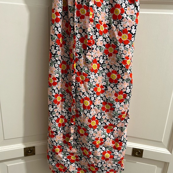 JCREW floral wrap dress- size large - Picture 3 of 7